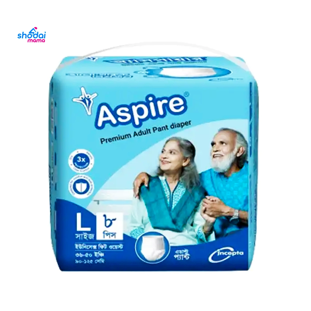 Aspire Premium Adult Pant Diaper L size 8pcs